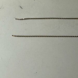 16” 14K gold box chain